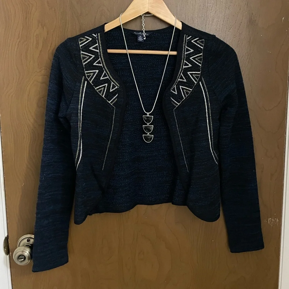 Y2K AEO Chain Embroider Party Jacket